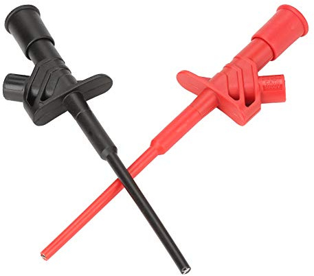 Flexible Prüfspitze, Prüfhaken-Clip, Kupfer, Pa, 2 Stück, P5004, Flexible Hochspannungs-Prüfspitze, Isoliert, Schnelle Professionelle Prüfhaken-Klammer