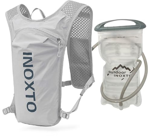 Jemora 5L Lauf-Trinkweste-Rucksack, atmungsaktiver Jogging-Sportrucksack mit 1,5L Wasserblase