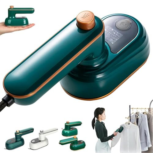 Rotary Clothing Iron Portable Handheld Mini Electric Iron Iron with Steam Function Suitable for Travel and Home Use