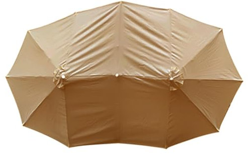 Funda de repuesto para sombrilla de playa, resistente al sol, tela resistente al sol para parte de sombrilla de 12 costillas, toldo de repuesto para exteriores para sombrillas de playa,