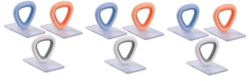 Gadpiparty 9 Stück Toilettendeckelgriff Badezimmerzubehör Toilettendeckel Hebegriffe Selbstklebender Toilettensitzheber Abziehen Und Aufkleben Toilettensitzheber Toilettensitzgriff