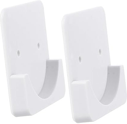 BESTOYARD 2 Sätze Anschließen Kleiderstangenhalter Halterung Für Gardinenstange Spannstab Duschstange Wall Hooks Gardinenstange Halter Gardinenstangenhalterung Plastik Weiß 2 Stück * 2