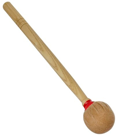 CORHAD Rutschfester Ahornholz Bassdrum Schlägel Leichter Schlagzeugstock mit Baumwollgriff Geeignet für Anfänger und Erwachsene Trommelzubehör für Percussion und Live Auftritte