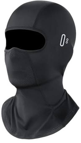 THXFUNAREA Sturmhaube Winter, Winddicht Warm Sturmmaske, Balaclava für Outdoorsports Radfahren Snowboarden Skifahren Motorradfahren, Atmungsaktive Skimaske für Herren& Damen,Mit Brillenloch Schwarz