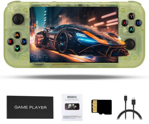 Actualia RG50XX Retro Gaming Handheld Console 128G, 5-Inch HD Screen Rockchip RK3128 Quad-Core Linux System Video Arcade Game Player for Adult