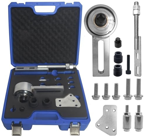 ENNJING Torque Multiplier Set 5:1 Compatible with Ford 1.0 EcoBoost 1.1 Duratec 2.0 EcoBlue Diesel,Pulley Adjustment Tool,Engine Crankshaft Belt Pulley Removal Tool 303-1611