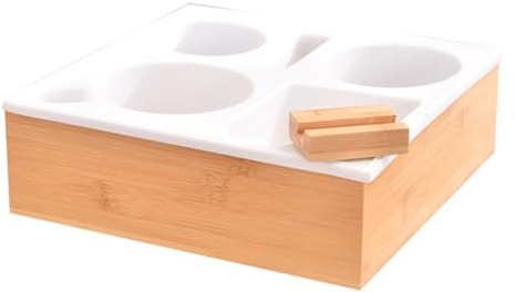 Renrra Portabicchieri per Auto, Portabicchieri Rimovibile per Divano, Organizer per Divano, Pratico Vassoio per Divano, Portabicchieri In Legno per Letto, Barca, Divano, A