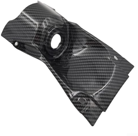 Gdfnmogo Cubierta de llave de bloqueo de puerta de encendido negro de fibra de carbono para Kawasaki Z900 2017-2021, pieza de repuesto ABS de motocicleta compatible con carenado serie Z900 y