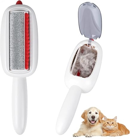 2Pcs Pet Hair Remover Roller,Lint Roller,Dog Hair Remover,Cat Hair Remover | Reusable Dog Cats Fur Removal Tool for Clothes, Cat Tree, Dog Bed, Furniture,Mat