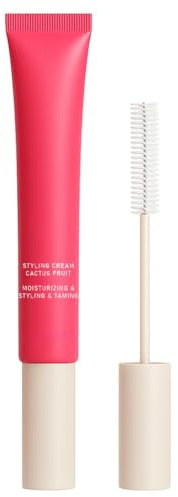 Crème coiffante et stick dompteur à la figue de barbarie - Lisse les mèches rebelles - Brosse de précision - Contrôle les frisottis et définit les boucles - Formule légère et non grasse