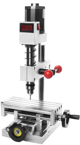 Fresatrice da banco 3 in 1, regolabile in altezza, serraggio 0,6-6 mm, controllo continuo della velocità per metallo, legno, gioielli fai da te