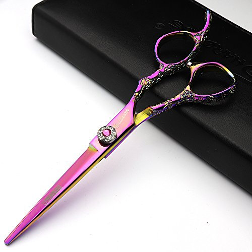 6'Coiffure modelage Studio Ciseaux Coiffeur Ciseaux professionnels Japon outils de ciseaux de coiffure ET ciseaux à effiler