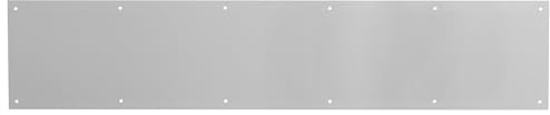 PRIME-LINE MP4837 Türtrittplatte Tür-Trittplatte, 15,2 x 86,4 cm, Nickel satiniert, 1 Stück