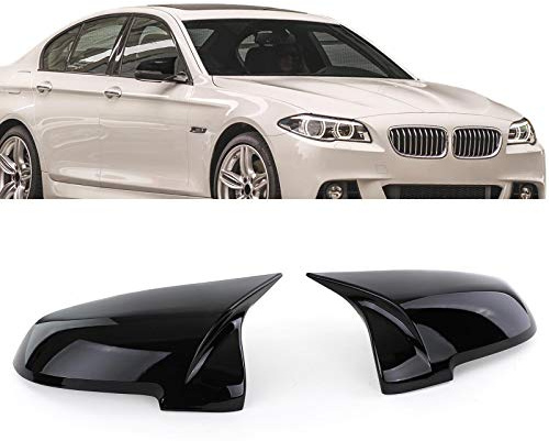 Austausch Spiegelkappen Schwarz Glanz passt für BMW F10 F11 F06 F012 F13 F01 F02