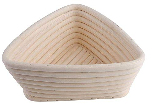 Handmade Bread Proofing Basket Triangle Rattan Bowl Baguette Rattan Basket Bread Baskets (TriáNgulo 20cm)