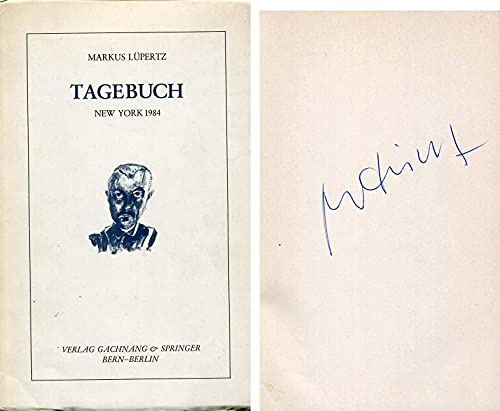 ARTIST Markus Lüpertz autograph, signed book