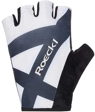 Roeckl Sports Roeckl Busano Fahrrad Handschuhe kurz weiß/schwarz 2022: Größe: 8