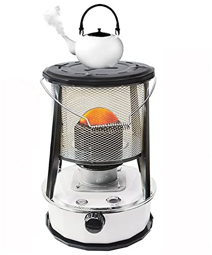 Xrdbfd 4.6/6L Petroleumofen, Hocheffiziente Petroleum Heizung, Petroleumheizung Mit Docht, Camping-öl-Paraffin-petroleumkoche-heizer, Für Innen/außen,6Lwhite