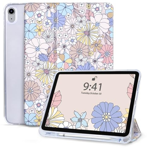 Vozehui 10.9 Zoll Hülle für iPad (A16) 11th Generation 11 Inch 2025＆iPad 10 Generation Hülle 2022 mit Bleistifthalter, Tri-Fold Ständer Schutzhülle Intelligente Gehäuse mit Automatische Weckfunktion