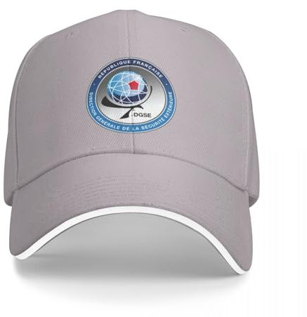 ZAMASS Casquette de Baseball QG Direction Générale de la Sécurité Extérieure DGSE Casquette Baseball Casquette Soleil Gentleman Chapeau Homme Chapeaux Femme