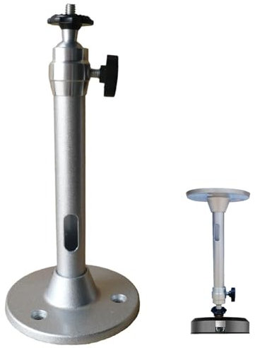 Beamer Halterungen, Projektor Halterung, Beamer Deckenhalterung, Projektor Wanddeckenhalterung, mit 6mm Gewindebohrung, Geeignet für Decken und Wände, 180mm x 88mm, mit Befestigungsschrauben