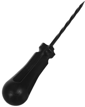 VALICLUD Trapano Abrasivo Punta a Fungo in Acciaio Nero Strumento Manuale per Riparazione Pneumatici Facile da Usare per Foratura Rapida Kit per Auto e Moto