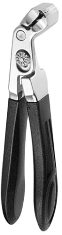 Nagelknipser gebogen mit abgewinkeltem und abgewinkeltem Kopf, Nagelknipser für dicke Nägel - ergonomisch geformte Zehen, spritzfreies Design | geeignet für Senioren Nagelschneider