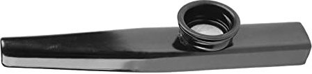 Alomejor Alomejor Metal Kazoo, Ligero, Portátil, de Aluminio, Regalo para Amantes de la Música, Adecuado para Guitarra, Flauta, Instrumento Musical (BLACK) (BLACK)