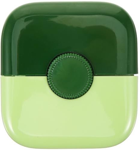 TOMETURE Pettine Taglia Doppie Punte per Chioma Donna Portatile e Pratico in Plastica Verde, Strumento Semplice e Delicato per Uso Domestico e Viaggio