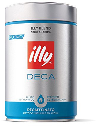 illy Caffè Espresso Macinato Decaffeinato ad Acqua - 6 Pezzi