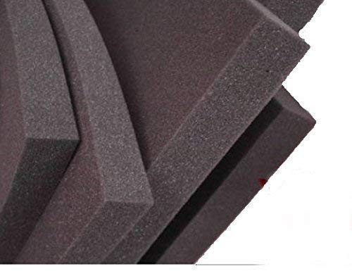 mail2mail Glatt Schaumstoff SELBSTKLEBEND FOLIE Dämmung Schallschutz Flammhemmend MVSS302d akustik (5 cm, 100 x 50 cm)