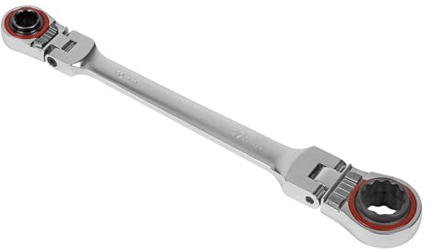 Sealey AK63947 4-in-1 Reversible Flexi-Head Ratchet Ring Spanner - Platinum Series