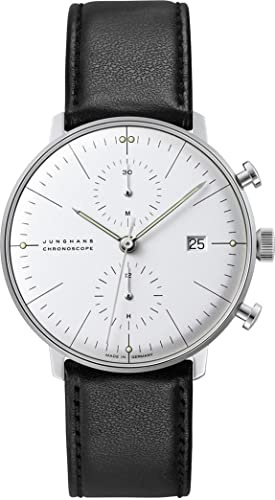 JUNGHANS max Bill Chronoscope Herrenuhr mit Saphirglas 027/4600.02