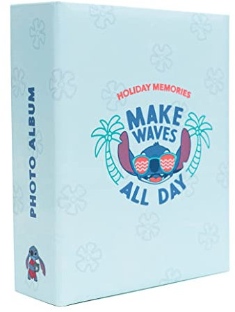 Grupo Erik Disney Stitch Photo Album | 6x4 (10x15 cm), 100 Pockets | Memory Book, Small Photo Album, Disney Gifts
