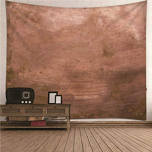 Banemi Wandteppich Bunt, Wandbehang Aesthetic Braun Braune Linien mit Farbverlauf Polyester Gobelin Schlafzimmer Dekor 260x240CM
