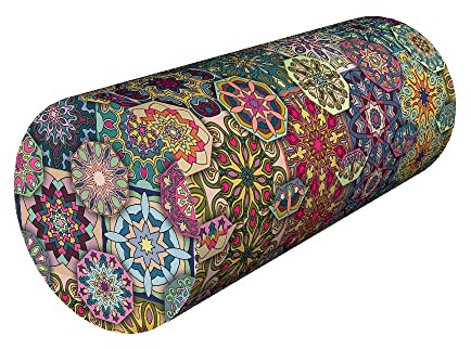 Arco Design Nackenkissen Lendenrolle 40x15cm Kissen Stützkissen Rolle Thermoaktiver Schaum Rollenkissen (Valencia)