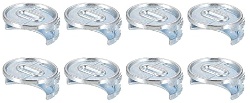 sourcing map Cam Lock Nut for Furniture, 24pcs 24x11mm Joint Connector Locking Nuts Furniture Connecting Cam Fittings