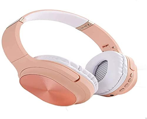ASVIL Auriculares inalámbricos: auriculares inalámbricos Bluetooth con micrófono para llamadas telefónicas, auriculares con graves profundos, diseño portátil para casa, oficina, viajes, escuela