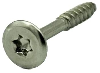 100 x Korpusschraube 4 x 30 Torx vernickelt Teilgewinde Schrankverbinder Rückwandschraube Möbelschraube Küche Universalschraube