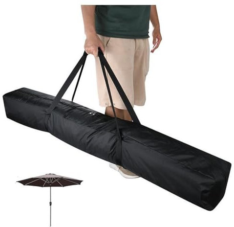 YUBDBFKAI Pochette Rangement Pliable pour Parasol,Sac Plage,Sac Rangement pour Plage 57 Pouces, Sac Transport étanche, étui pour Parapluie, Housse Parasol