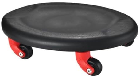 Bauchroller Bauchtrainer Abdominal Disk Fitness Übung Ausrüstung Rad Roller Hause Core Bauch Arm Mit Matte Bauchmuskeltrainer(Black)