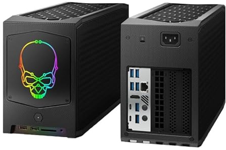 BRENUC NUC 11 Extreme Kit Beast Canyon NUC11BTMi7 Intel Core i7-11700B Gaming PC Barebone Supports 12'' Max Video Card Length, UHD, WiFi, Bluetooth, HDMI, USB 3.1, SD Card
