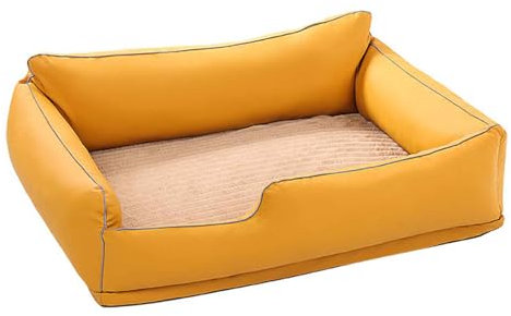PJDDP Hundebett, Haustiersofa, Hundesofa Bezug Abnehmbar Waschbar, Katzenbett Mit Rutschfestem Boden Für Kleine, Mittlere Hunde Und Katzen,XXL