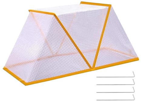Salyeeluly Pflanzen Hochbeet Abdeckung | Pflanzenabdeckung für Gartenreihenbeschleuniger | Faltbare Hochbeete Gemüsereihen Pflanzenschutz Abdeckung für Hochbeet von Gemüse, 49x38x22cm