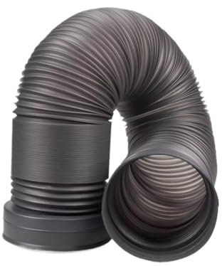 YANGC Tubo di scarico fumi in PVC da 100-180 mm, tubo di ventilazione semi-flessibile spesso for cucina, fabbrica Holtel(2M_DIA120MM)