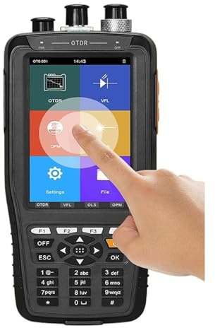 Tester Multifunzionale For Fibra Ottica Con Riflettometro Nel Dominio Del Tempo Ottico Touch Screen OTDR 1550nm,Precisione del test precisa(28A(APC Port))