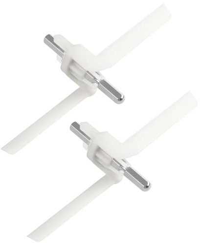 PARTSEE 2x Mitnehmer Flügelrad 091027 für Bosch Küchenmaschine MUM4/MUM8, MUZ8DS1 MUZ4DS2 MUZ4DS3, 00091027, Durchlaufschnitzler Flügel Ersatzteil für Bosch Küchenmaschine