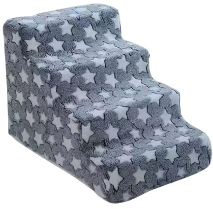 BommFu Haustiertreppe - Katzentreppe Für Die Couch - Nicht rutschfeste Waschbare Treppe Für Haustiere Katzen Sofa Wohnzimmer Schlafzimmer Fensterbank Studierzimmer Fahrzeugbett