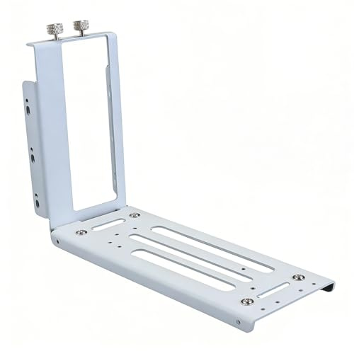 Gutol Soporte Vertical de Metal para GPU para Tarjetas gráficas en el chasis del Ordenador (Blanco)