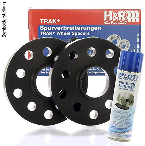 H&R DR Spurplatten Spurverbreiterung Distanzscheibe 5x112mm 30mm // 2x15mm + Bremsenreiniger
